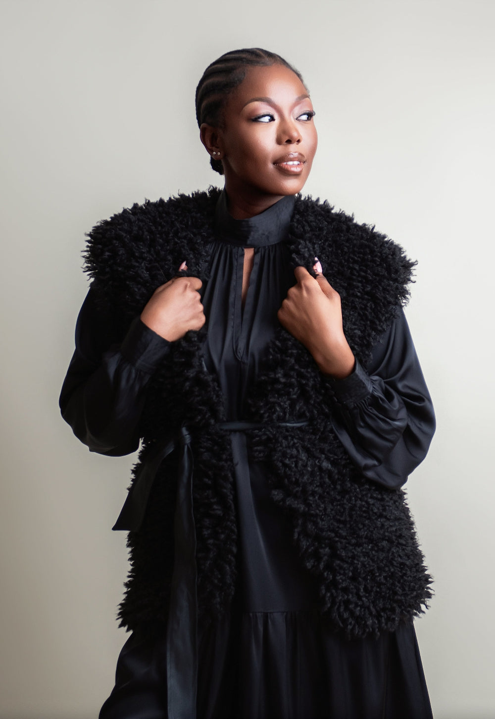 Faux fur Gilet