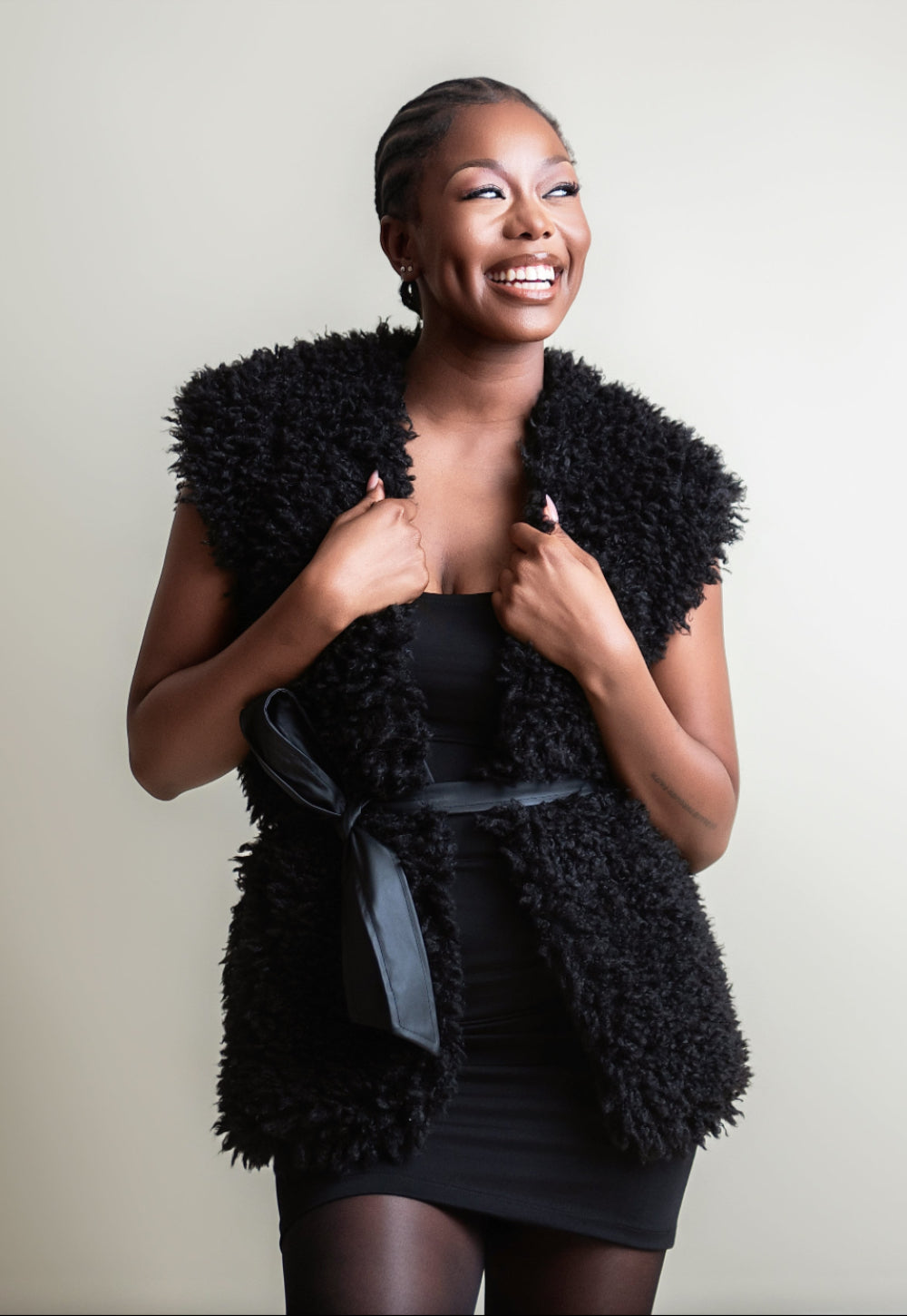 Faux fur Gilet