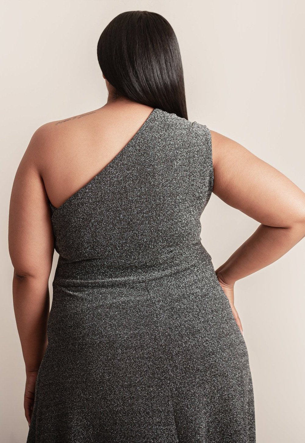 One shoulder dress