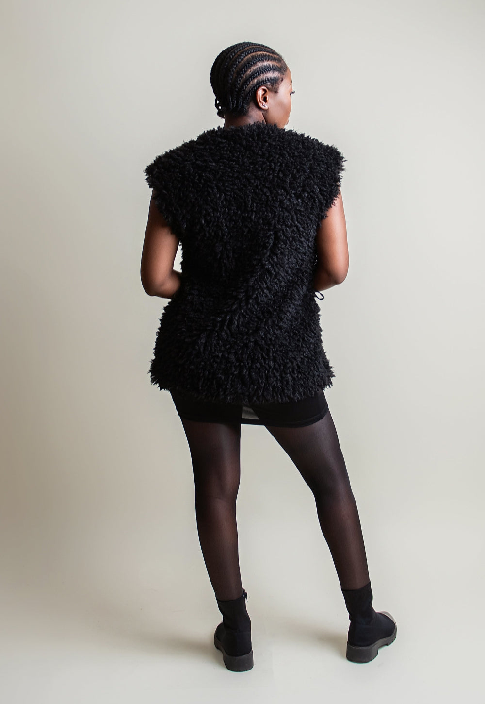 Faux fur Gilet