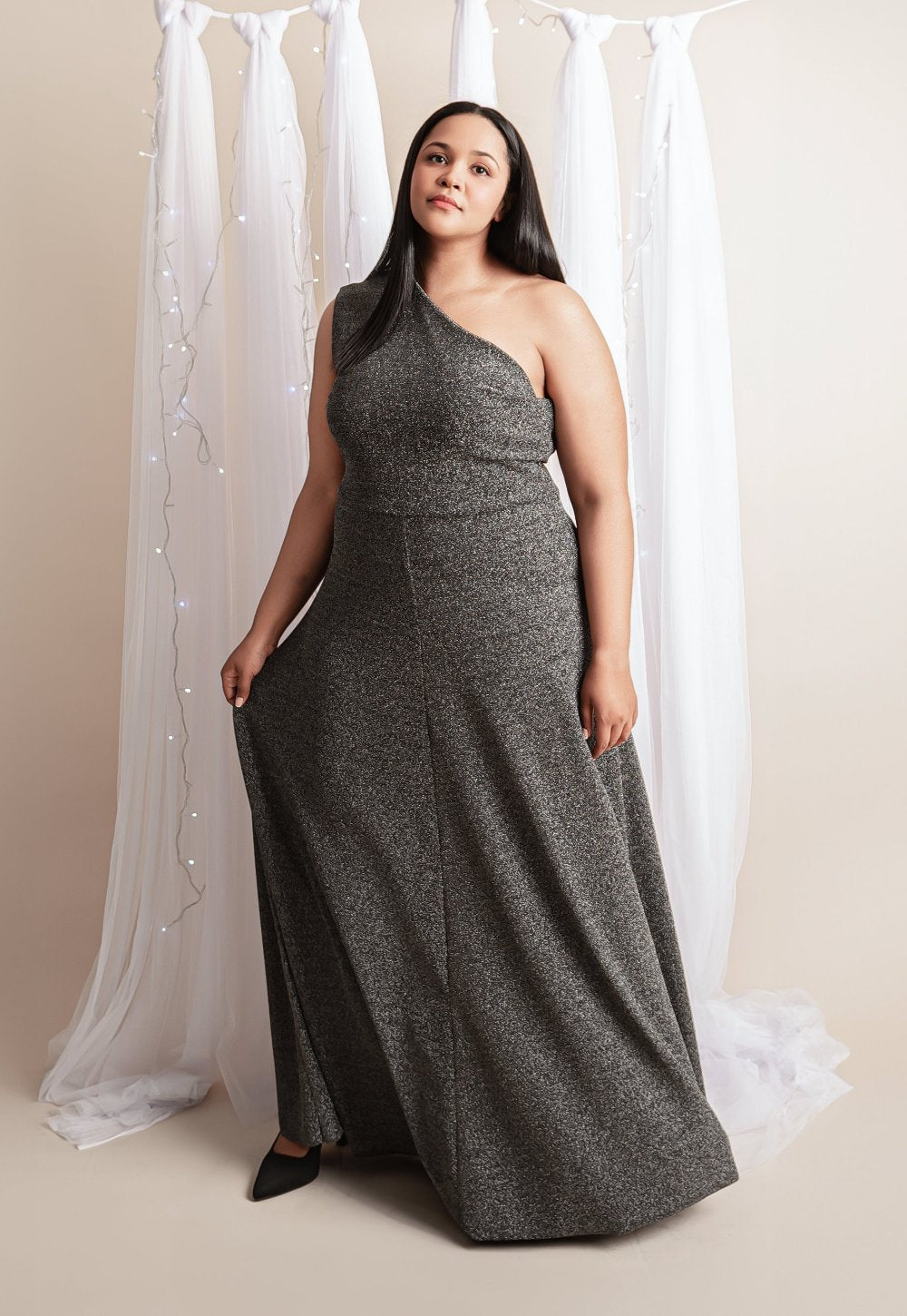 One shoulder dress