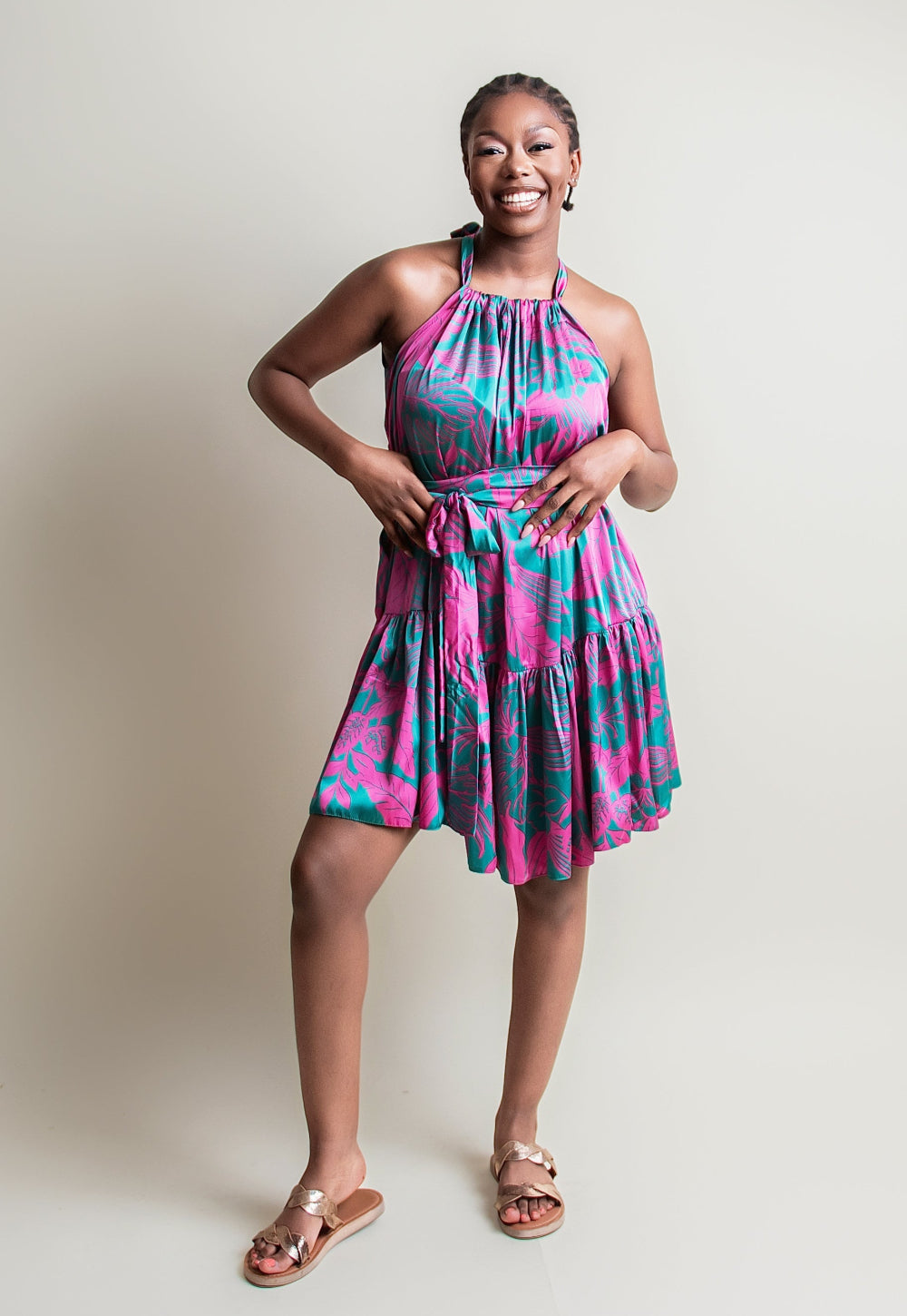 Mini De Chine Frill Dress