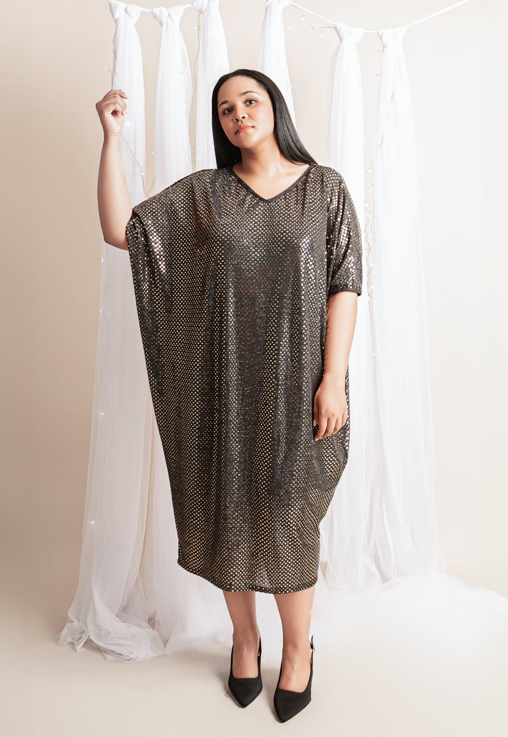 Maxi Metallic trapeze