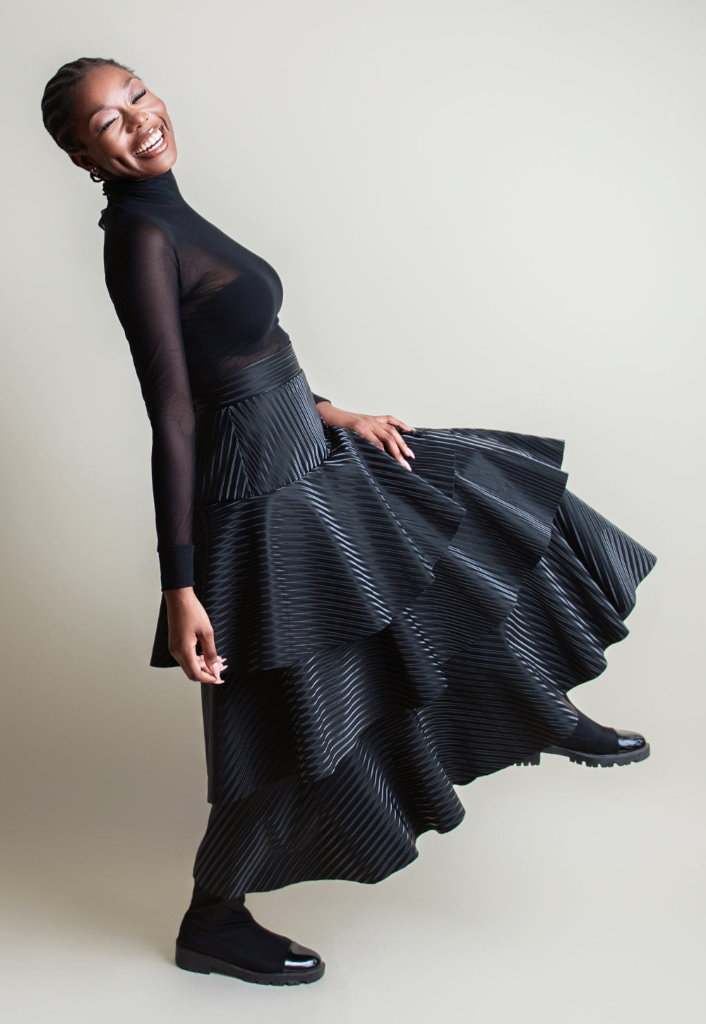 Waterfall skirt