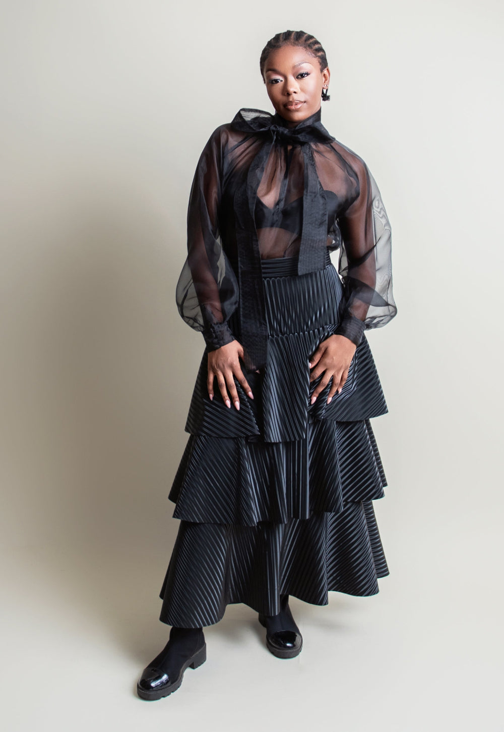 Waterfall skirt