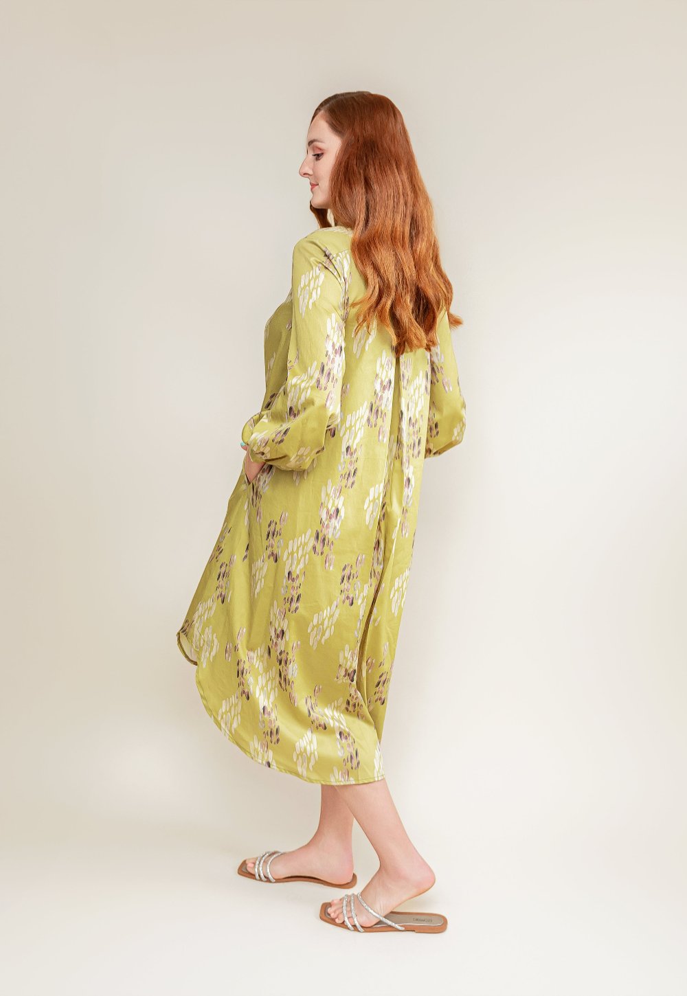 Cotton shirt dress