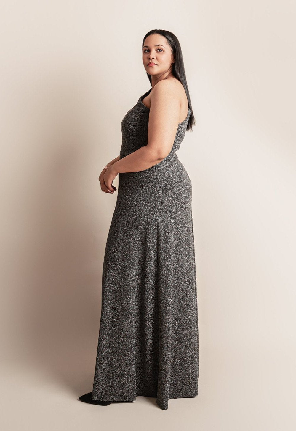 One shoulder dress