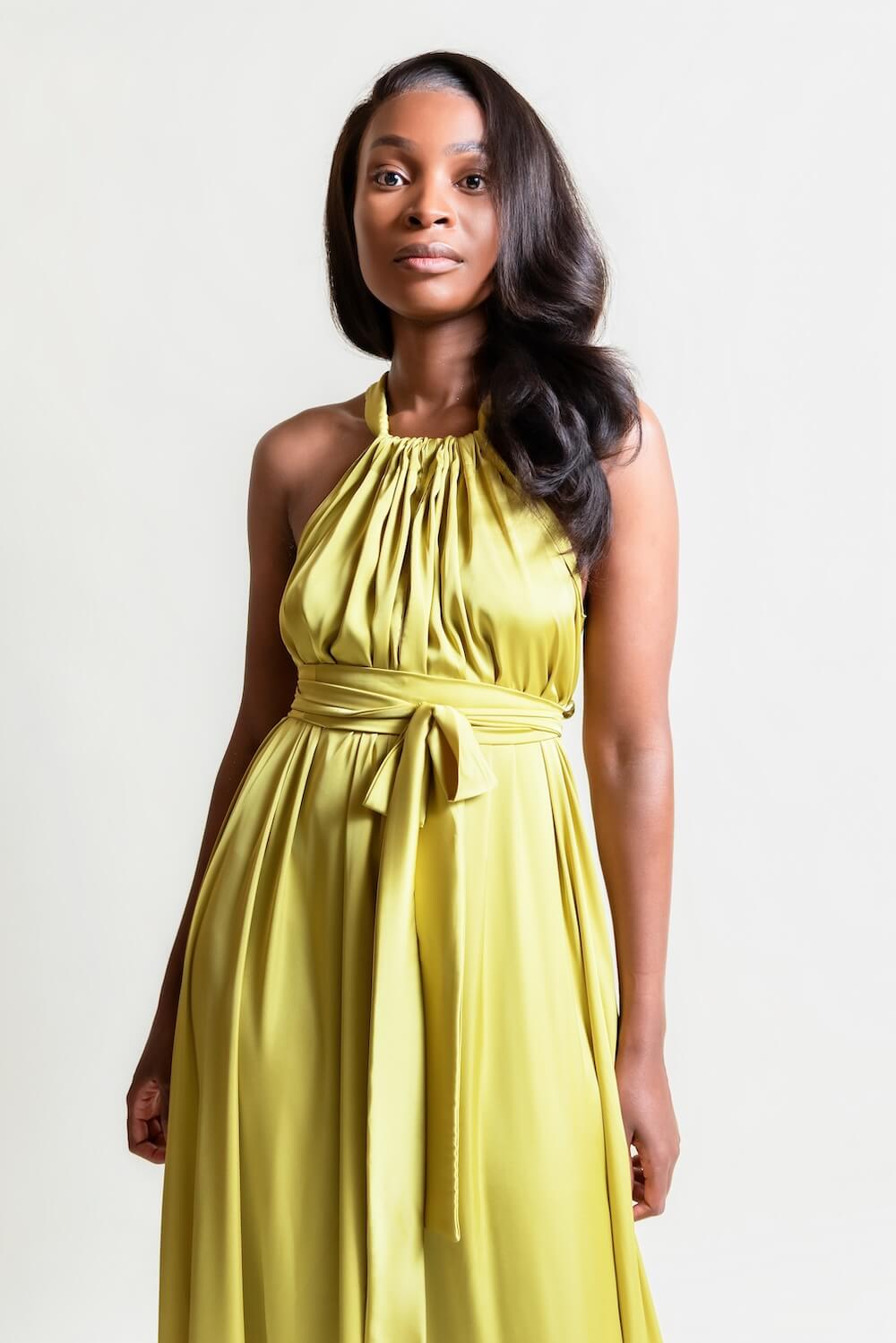 De Chine Frill Dress