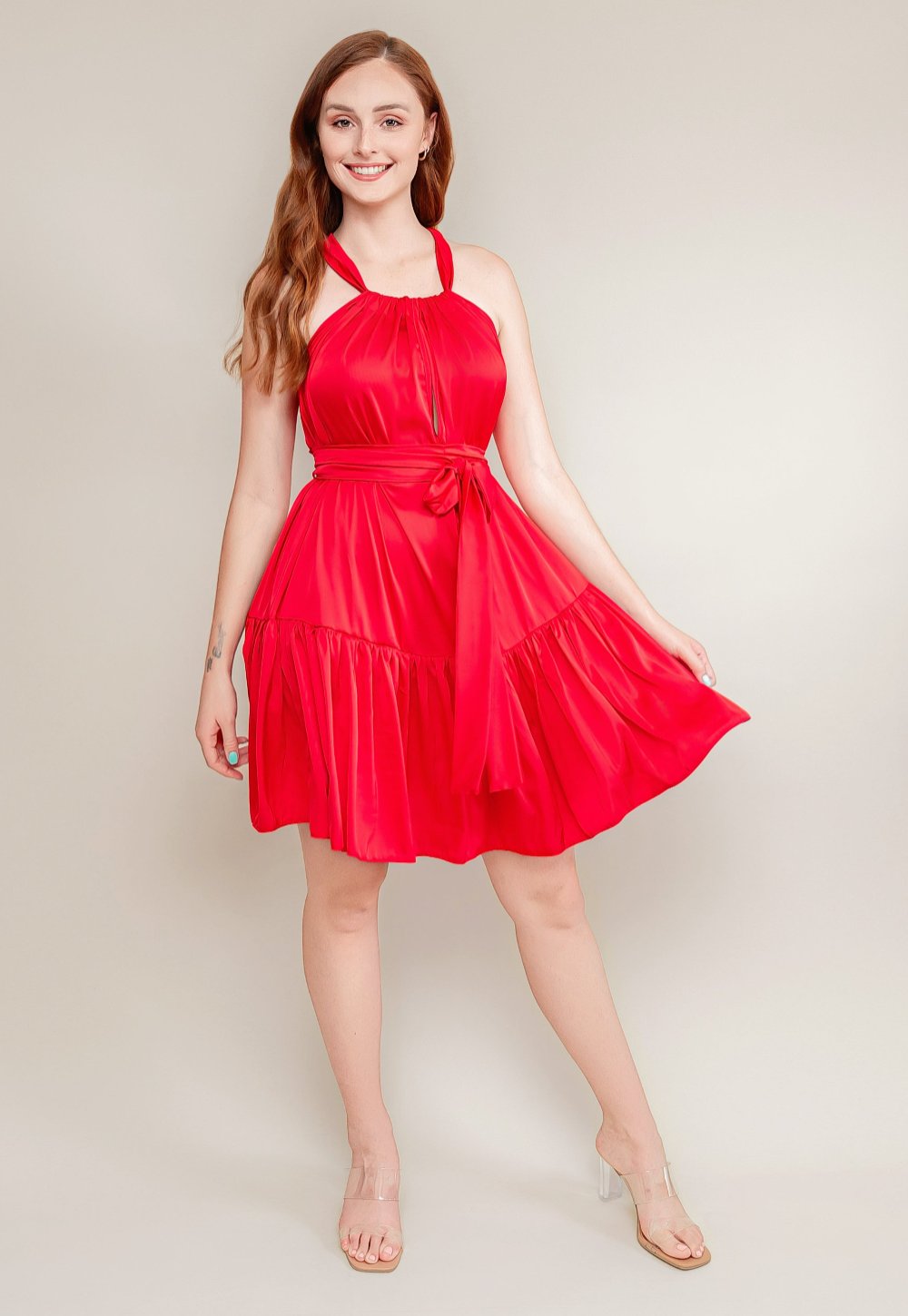 Mini De Chine Frill Dress