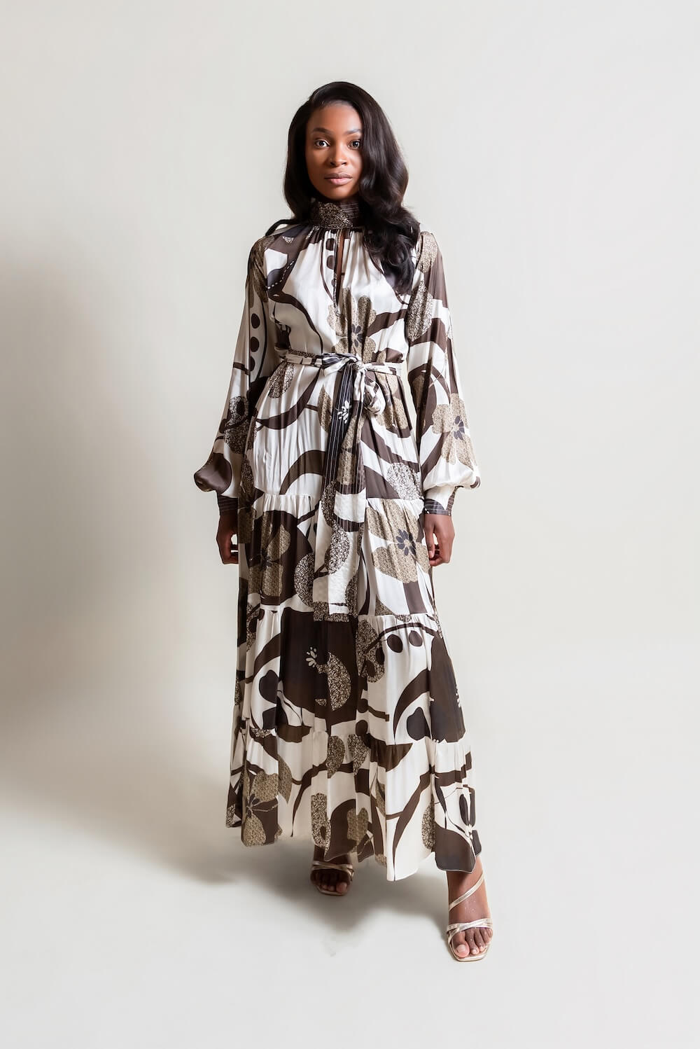 Midi Baroque dress