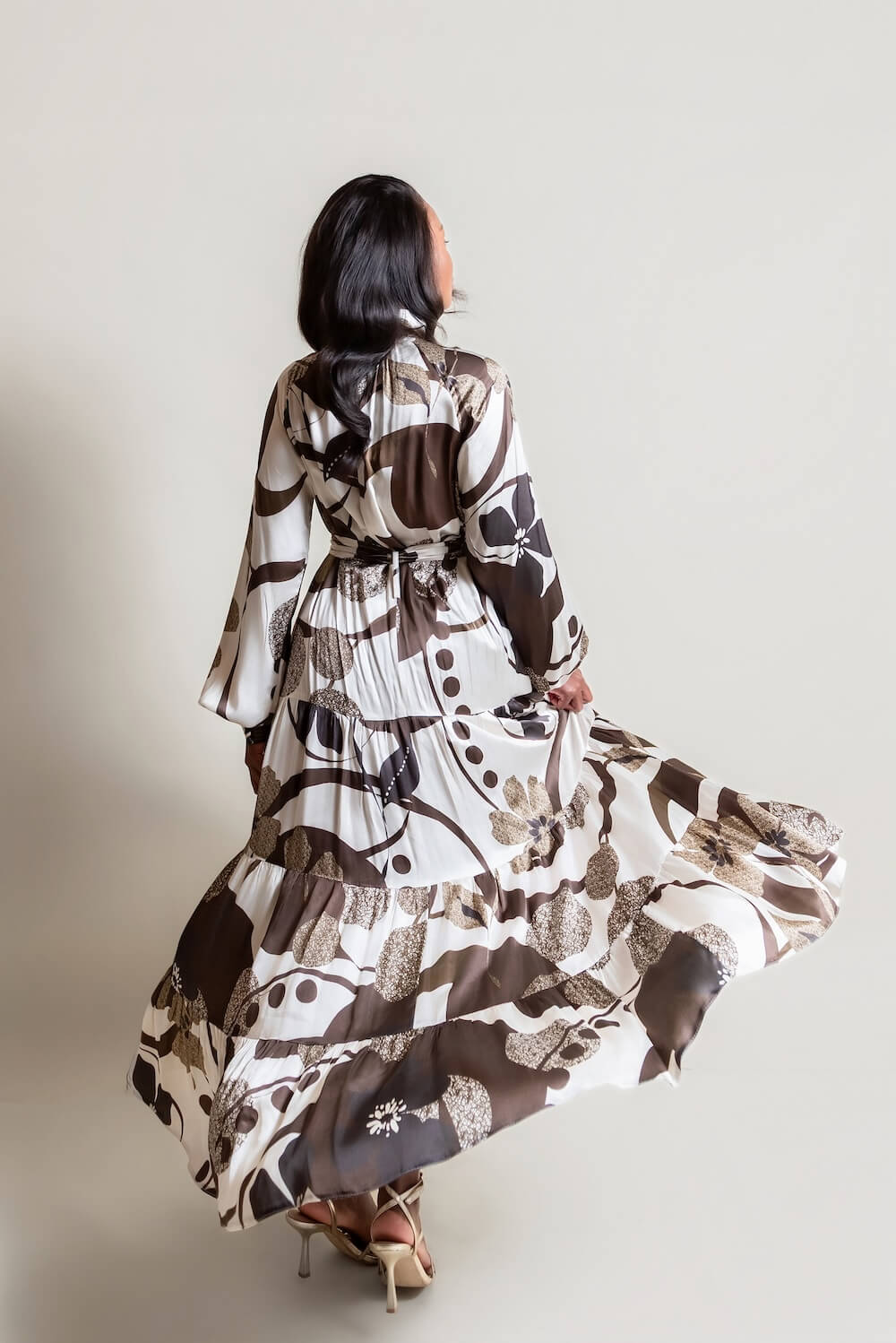 Midi Baroque dress