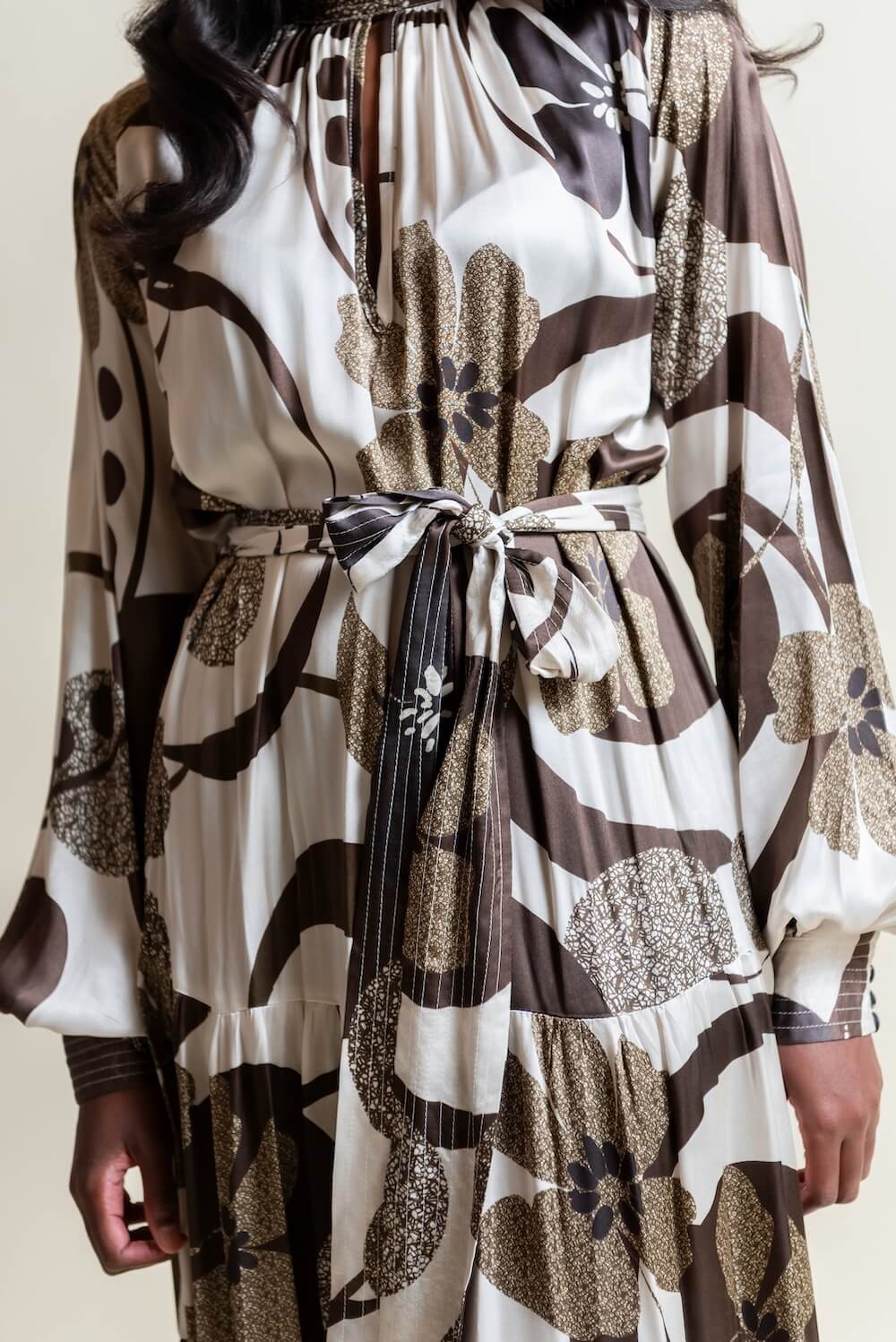 Midi Baroque dress