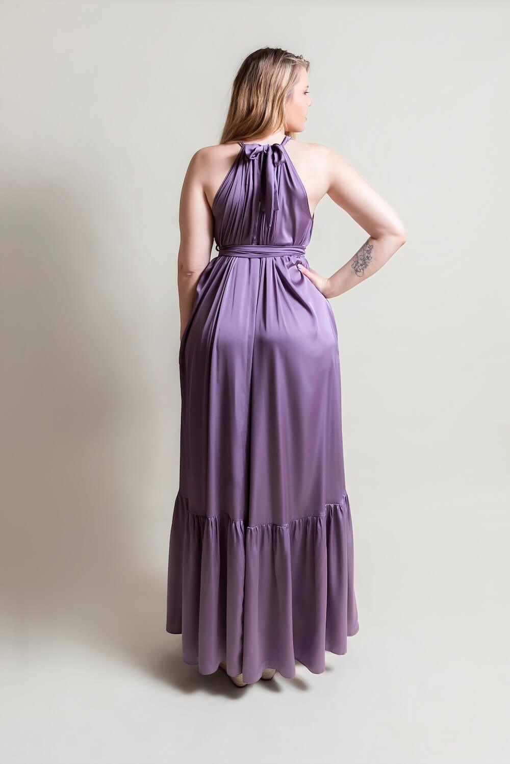 De Chine Frill Dress