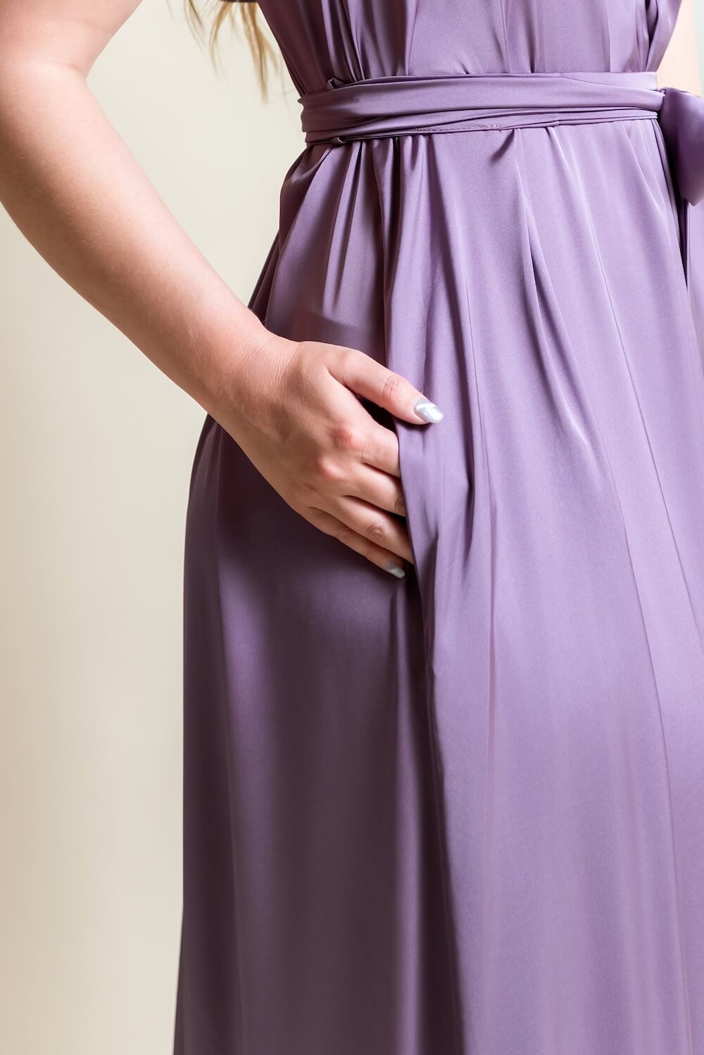 De Chine Frill Dress