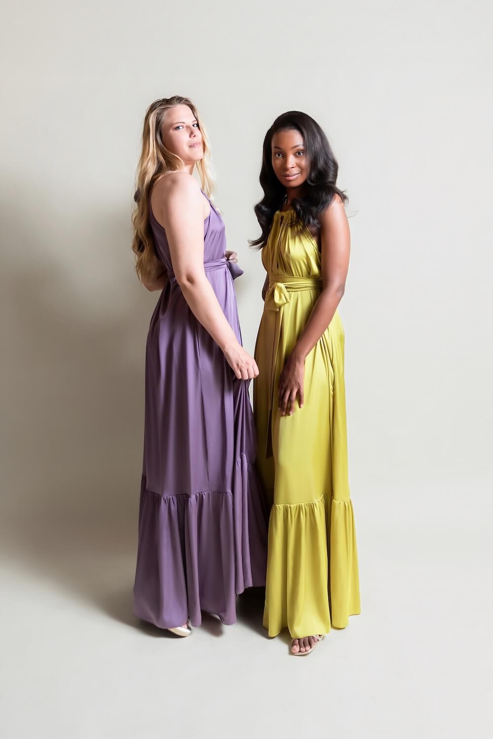 De Chine Frill Dress