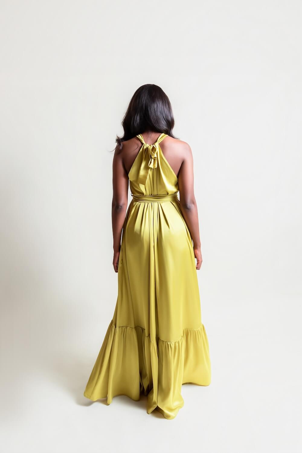 De Chine Frill Dress